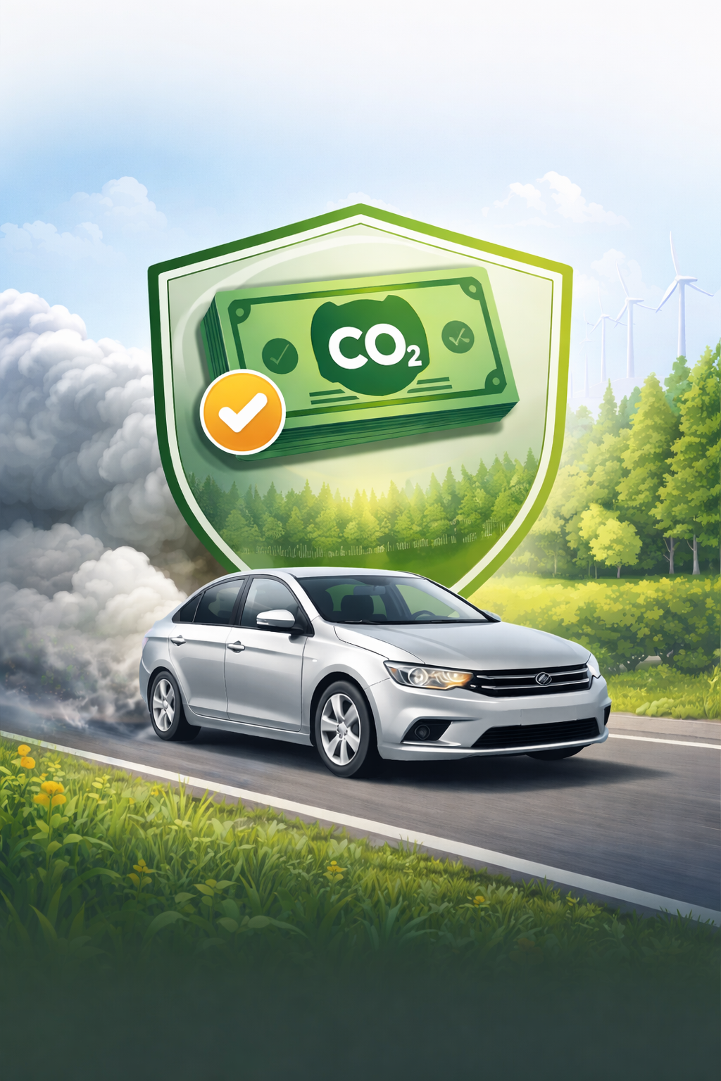 Car carbon offset
